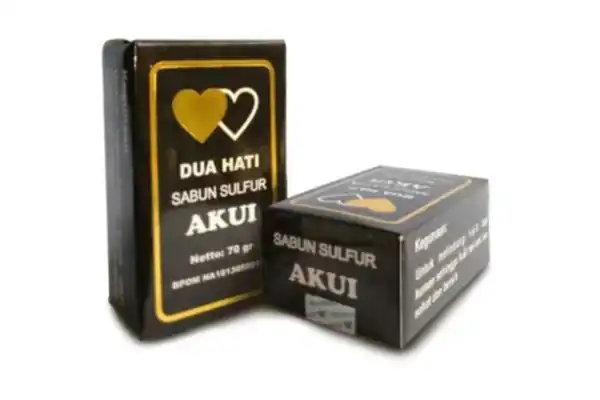 DUA HATI Sabun Sulfur AKUI