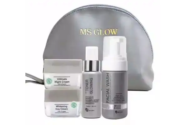 MS Glow Paket Pemutih Wajah Komplit