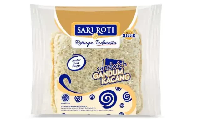 Sari Roti Sandwich Gandum Kacang