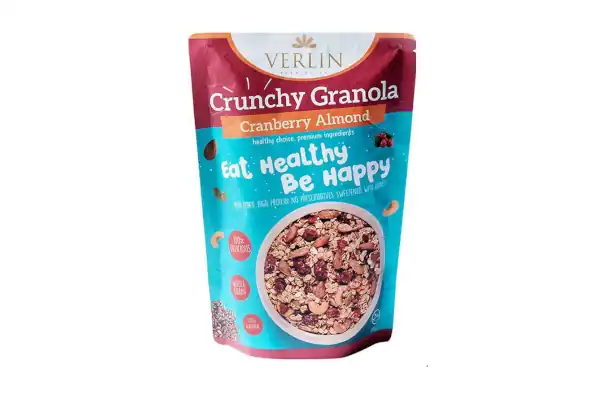 Verlin Crunchy Granola Cranberry Almond