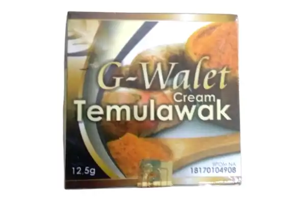 g walet cream temulawak