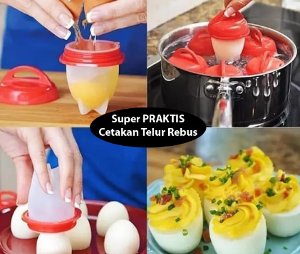 cetakan telur rebus praktis