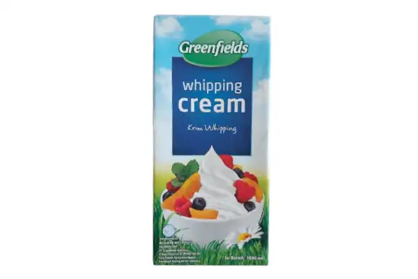 greenfields whipping cream