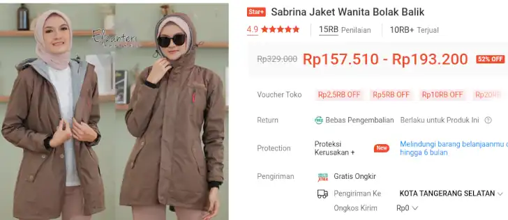 jaket motor wanita 100 ribuan