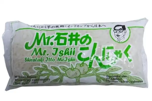 mie shirataki hijau Itto Mr Ishii