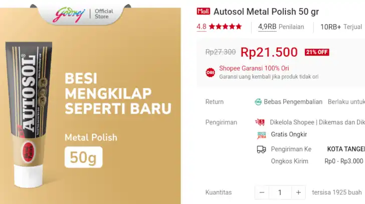 promo autosol di shopee