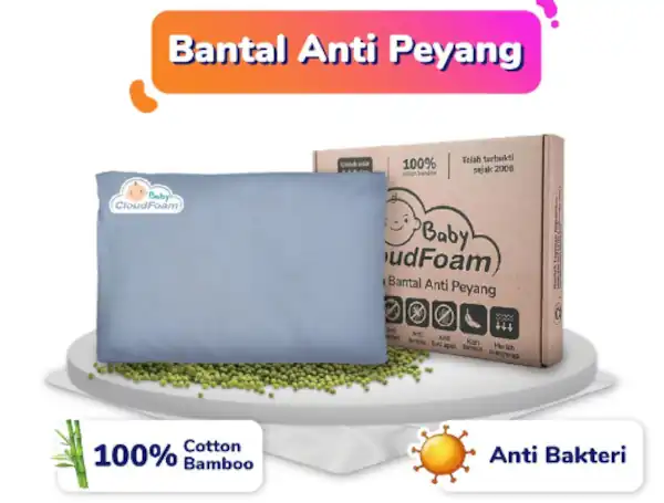 bantal anti peyang baby cloudfoam