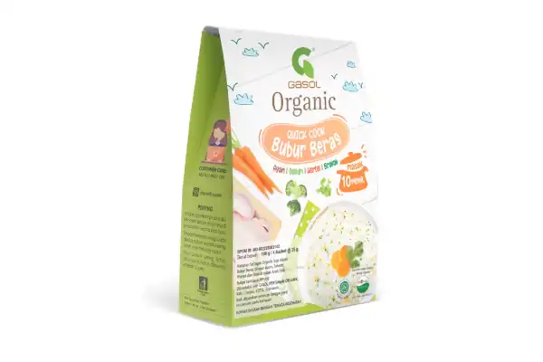 gasol organic quick cook bubur beras