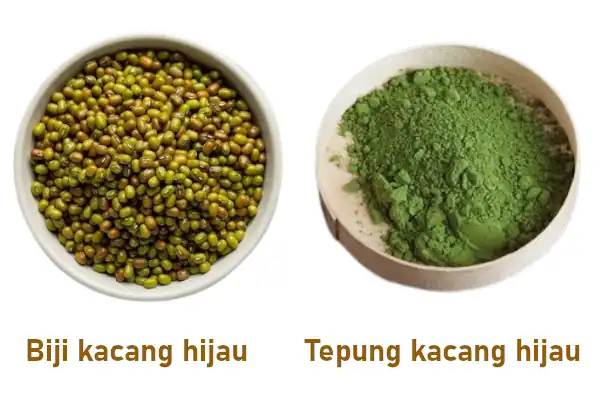 karakteristik tepung kacang hijau