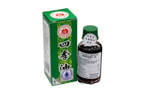 minyak angin cina Four Season Medicated oil