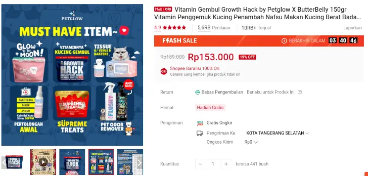 promo vitamin kucing shopee