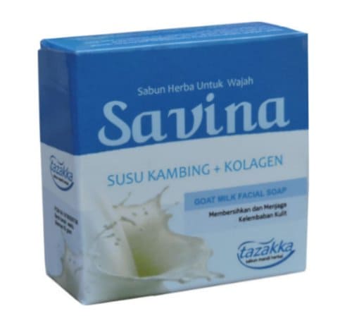 sabun susu Savina plus kolagen