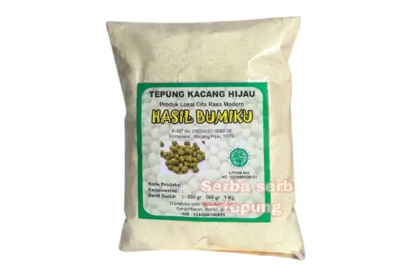 tepung kacang hijau hasil bumiku