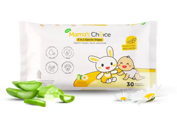 tisu basah 3in1 mama choice baby wipes