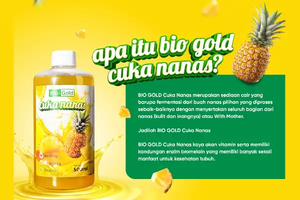 cuka nanas bio gold