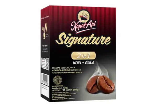 kopi hitam kapal api signature 2in1