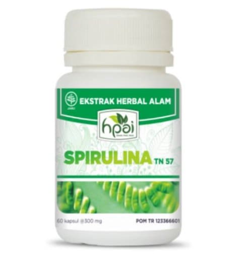 spirulina hpai kapsul serbuk