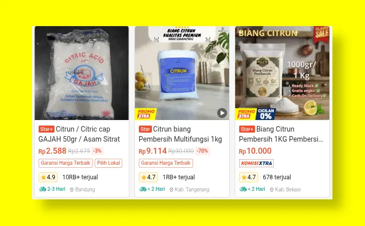 alternatif pembelian sitrun di marketplace