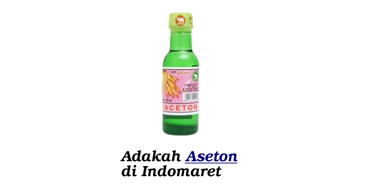 aseton di indomaret