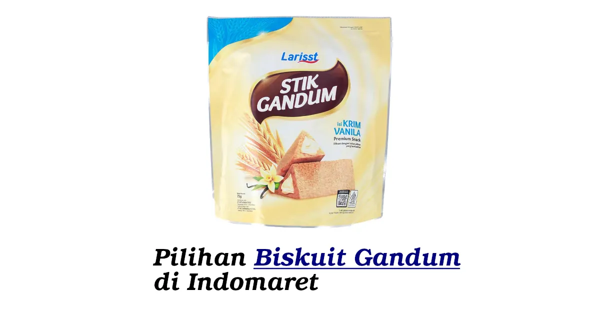 biskuit gandum di indomaret