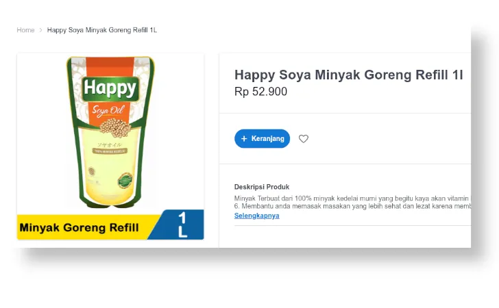 happy soya minyak goreng