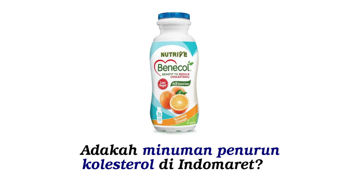 minuman penurun kolesterol di Indomaret