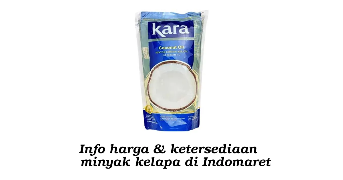 minyak kelapa di Indomaret