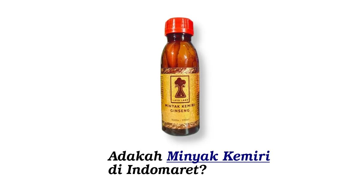 minyak kemiri di indomaret