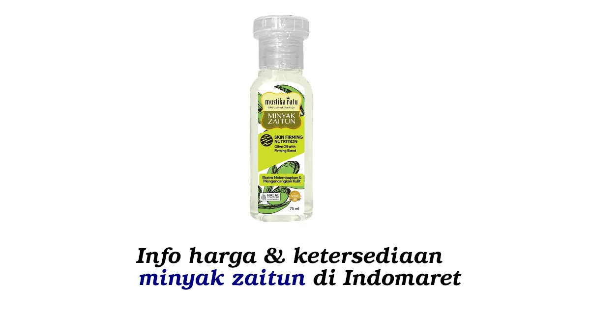 minyak zaitun di Indomaret