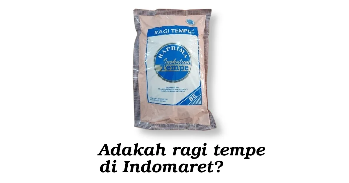 ragi tempe di indomaret