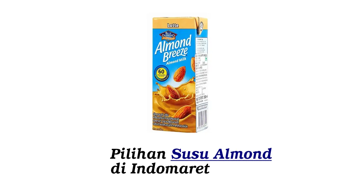 susu almond di indomaret