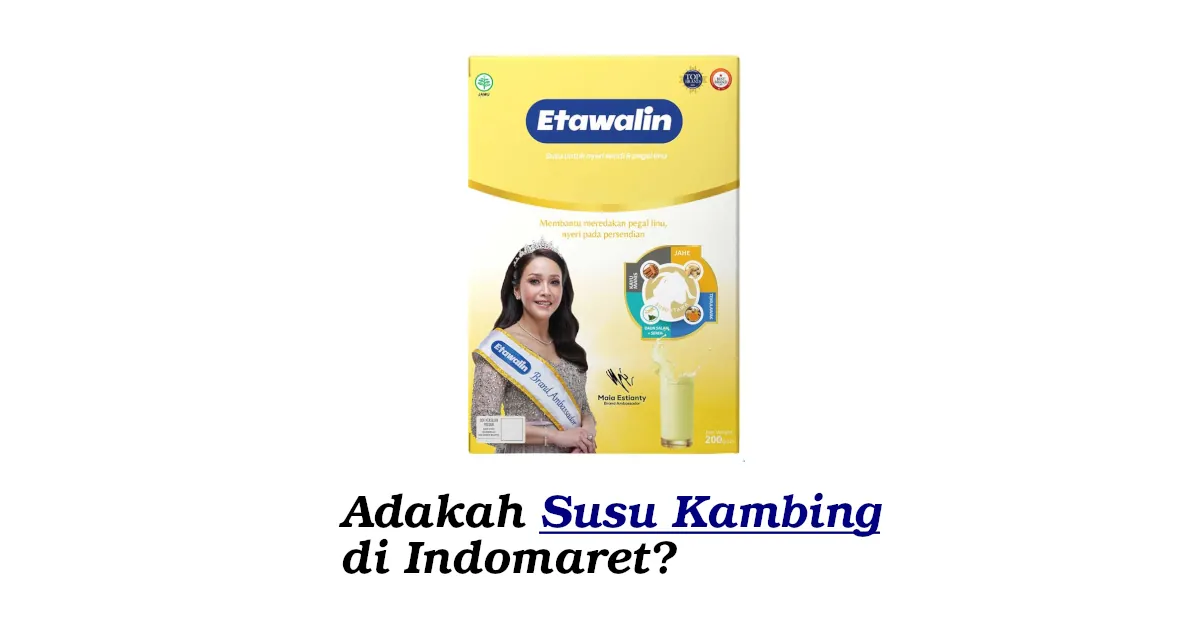 susu kambing di indomaret