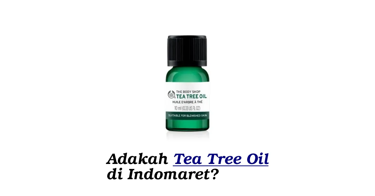 tea tree oil di indomaret