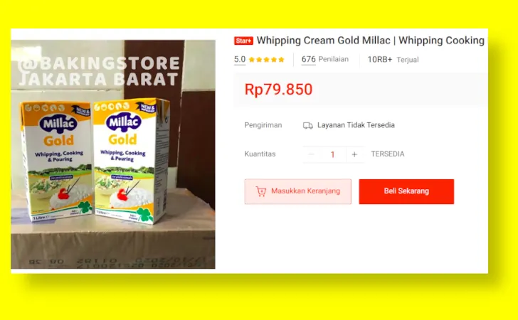 Millac Gold Whipping