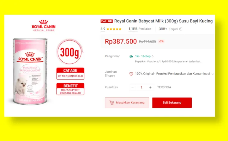 Royal Canin Babycat Milk