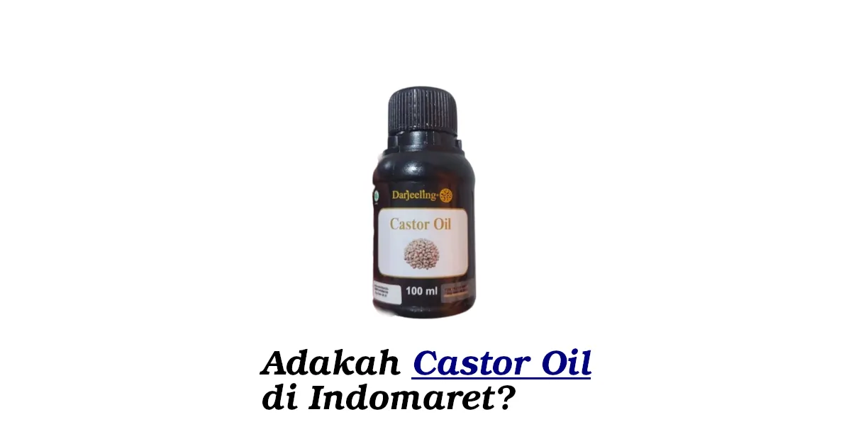 castor oil di indomaret