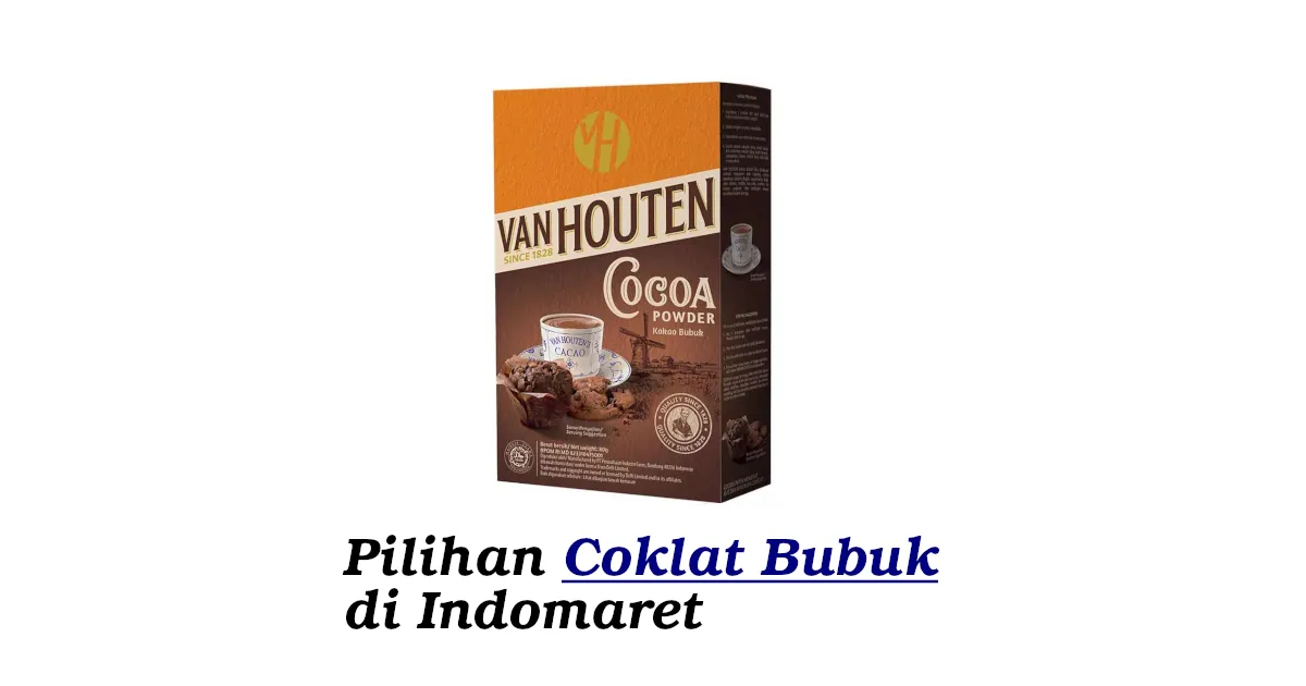 coklat bubuk di indomaret