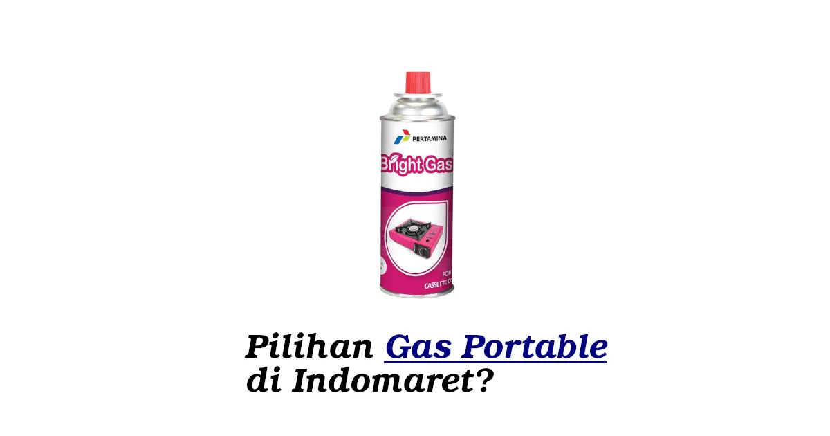 gas portable di indomaret