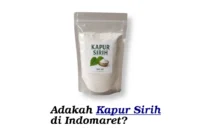 kapur sirih di indomaret