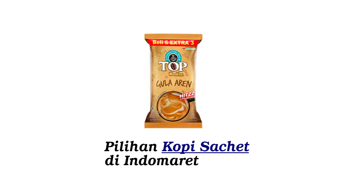 kopi sachet di indomaret