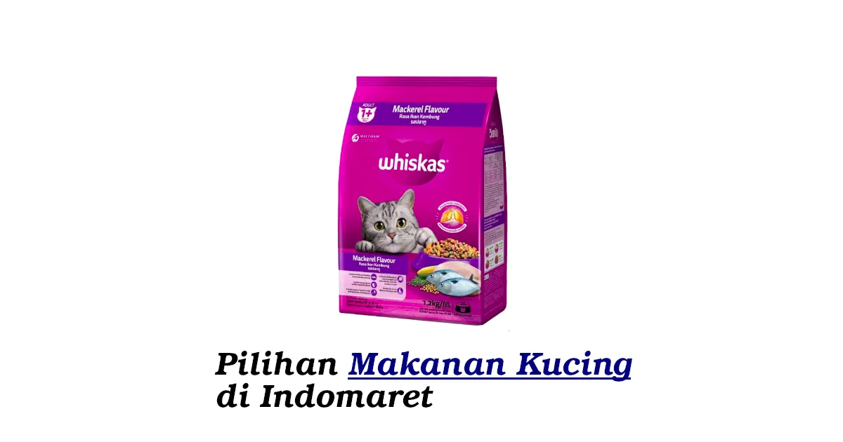 makanan kucing di indomaret