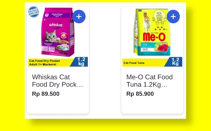 makanan kucing termahal di indomaret