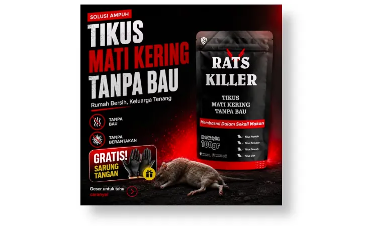 racun tikus rats killer
