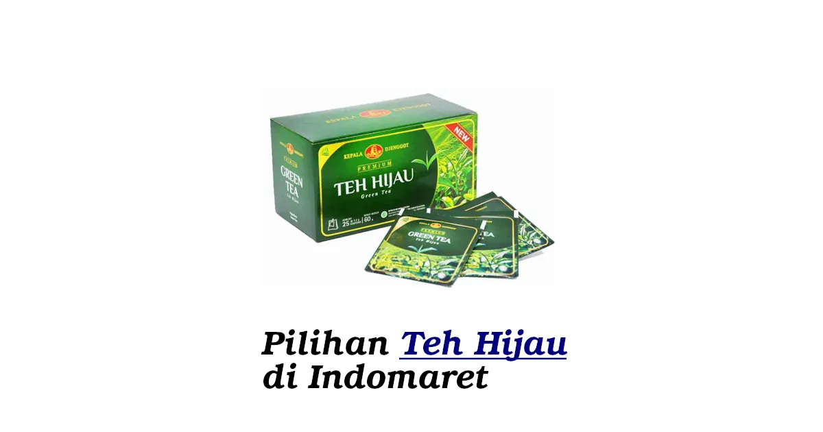 teh hijau di indomaret