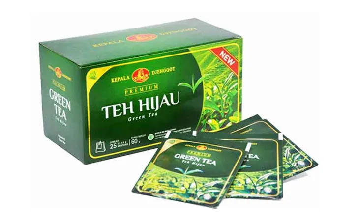teh hijau kepala djenggot di indomaret