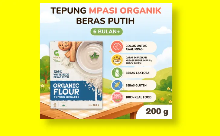 tepung beras organik di shopee