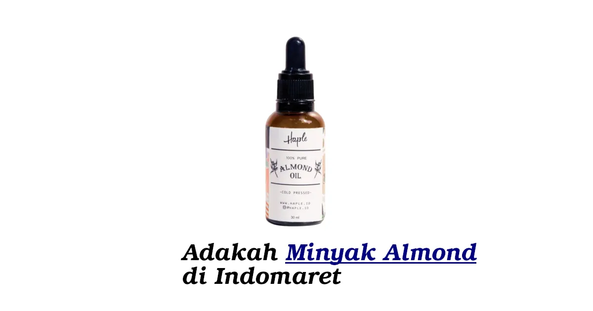 minyak almond di indomaret
